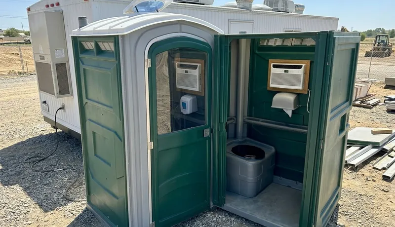 Climate-Controlled Porta Potty