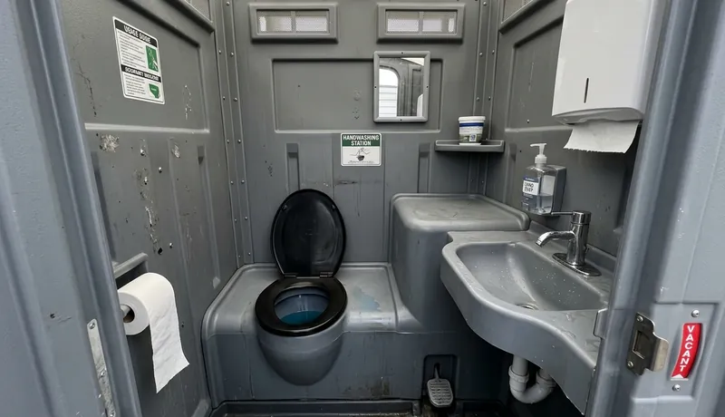 Deluxe Porta Potty (with Flushing)